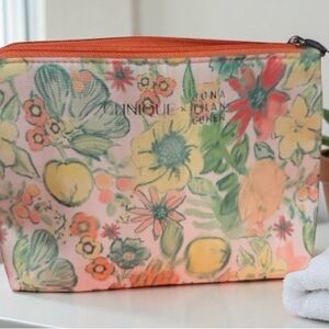 Clinique Floral Cosmetic Bag - Multicolor